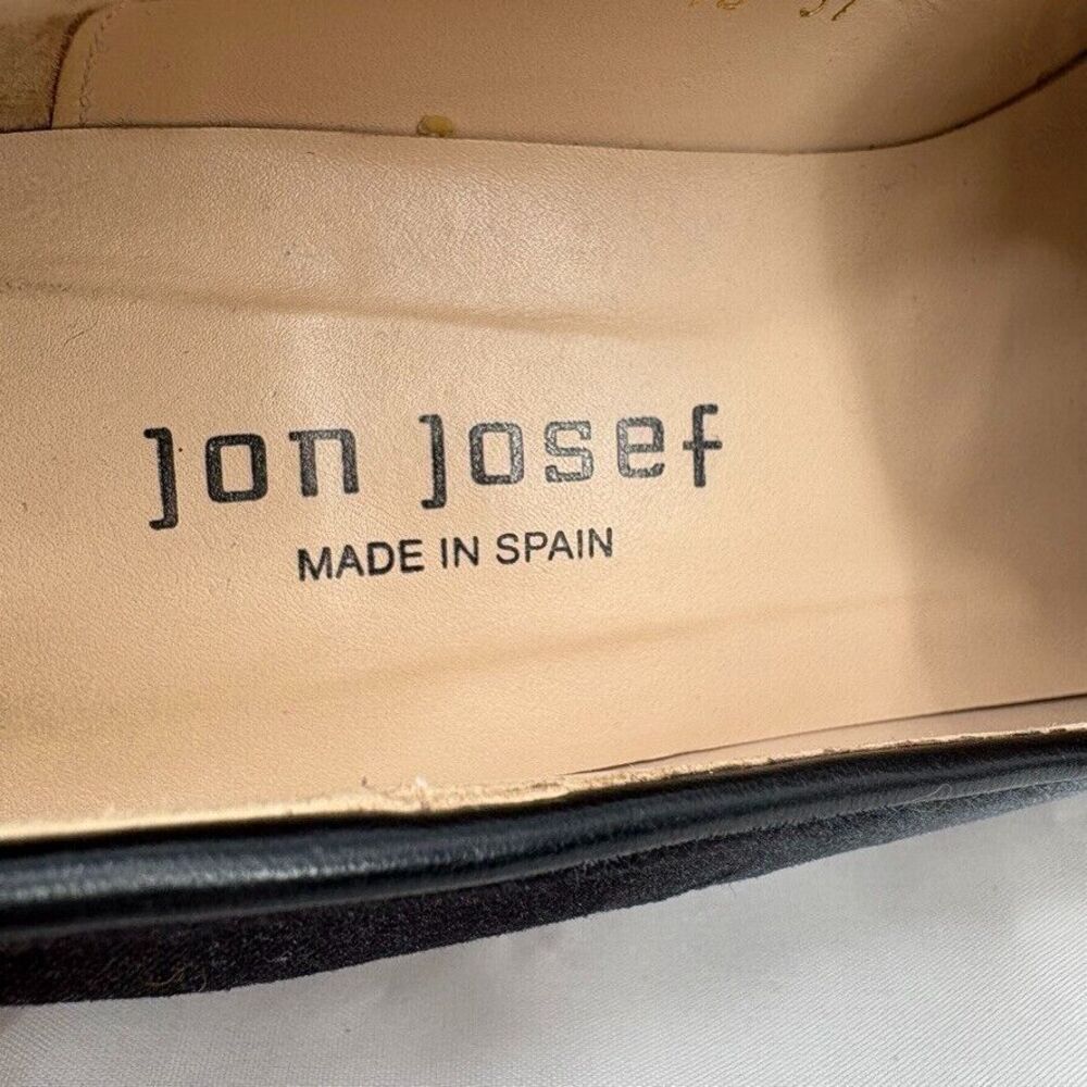 Jon Josef Gogo Gray Velvet Tassel Loafers, Size 37 EU (7 US), Old Money Academia - Picture 9 of 11